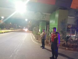 Polsek Kemayoran Melaksanakan Kegiatan Strong Point Malam Hari