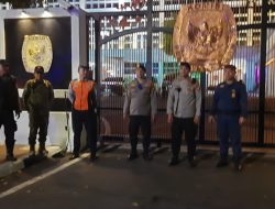 Patroli 3 Pilar Polsek Metro Menteng Kontrol Kantor KPU RI