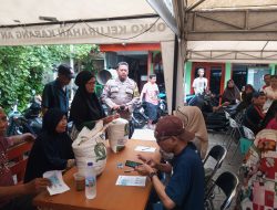 Pengawasan Penyaluran Bantuan Beras Bulog  Kemensos di Kelurahan Karang Anyar