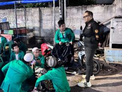 Patroli Malam Hari Panit 1 Binmas Berikan Imbauan Humanis Dan Bubarkan Anak-anak Remaja yang Nongkrong-nongkrong