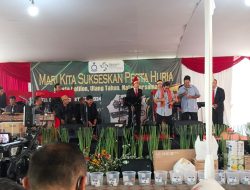 Bhabinkamtibmas Kelurahan Kemayoran Mengamankan Kegiatan Ibadah Raya Pesta Panen