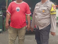 Bhabinkamtibmas Kebon kelapa Sambangi Pangkalan Ojek dan menyampaikan pesan Kamtibmas