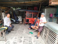 Bhabinkamtibmas Cideng sambangi warga dan sampaikan pesan Kamtibmas