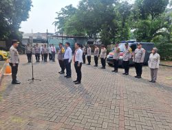 Kapolsek Kemayoran Pimpin Langsung Apel Penilaian Kinerja Polsek Kemayoran