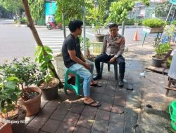 Kapolsubsektor Kayu Awet melaksanakan kegiatan Sambang dan Patroli Dialogis Sampaikan Pesan Kamtibmas Masa Kampanye