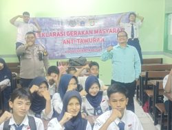 Deklarasi Anti Tawuran SMPN An Nur Petamburan, Tawuran “No” Prestasi “Yes”