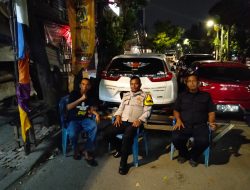 Bhabinkamtibmas Cideng patroli wilayah dan cooling system sambangi warganya di Jl. Cideng barat dan berikan himbauan Kamtibmas