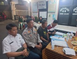 Bhabinkamtibmas Kelurahan Kebon Kacang Hadiri Pemilihan Ketua RT 11/06
