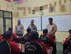 Polsek Kemayoran Mendeklarasikan Anti Tauran Di Sekolah