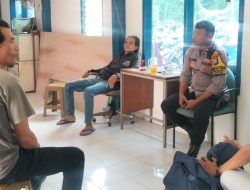 Sambang Kamtibmas Bhabin Kelurahan Pegangsaan Pos Sekertariat RW. 02 Menjelang Pilkada dan Pelantikan Presiden RI dan Wakil Presiden RI