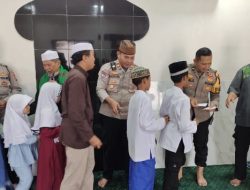 Polsek Cempaka Putih Adakan Doa Bersama Dan Santunan Kepada Anak Yatim
