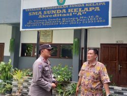 Imbauan Humanis Anti Tawuran Bhabinkamtibmas Menteng Kepada Kurikulum Sekolah SMA Sunda Kelapa Menteng