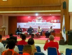 KBO Satbinmas Polres Metro Jakarta Pusat Iptu Wardi Jien SH, MM sebagai pemateri pentingnya penanaman 12 Nilai-Nilai Pancasila Kepada generasi muda