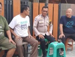 Bhabinkamtibmas Cempaka Putih Timur Sampaikan Imbauan Cegah Tawuran