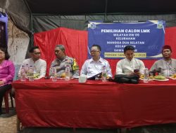 Sambutan Bhabinkamtibmas Dalam Pemilihan Ketua RW 04 Kelurahan Kartini Priode 2024-2029