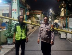 Bhabinkamtibmas Kelurahan Cempaka Baru Melaksanakan Kegiatan Sambang dan Monitoring Pos Satkamling
