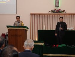 Minggu Kasih Polres Metro Jakarta Utara di Gereja HKBP Cilincing