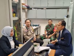 Jelang Pilkada Bhabinkamtibmas Dan Babinsa Karet Tengsin Berikan Imbauan Kepada Security Hotel Shangrila
