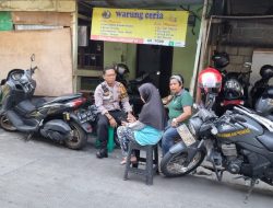 Bhabinkamtibmas Karet Tengsin Patroli Dialogis Siang Hari Dan Sambang Warga RT 14/09 Sampaikan Pilkada Damai