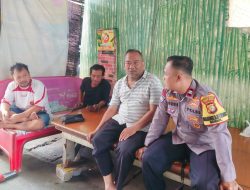 Bhabinkamtibmas Benhil Berikan Imbauan Kamtibmas Kepada Ketua RT 05/07 Dan Warga Sampaikan Pilkada Damai