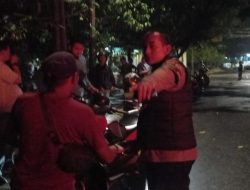 Terapkan Wilayah Aman dan Nyaman Warga RW. 06 Kelurahan Menteng Anti Tawuran Menjelang Pagi Hari Bersama Bhabinkamtibmas Menteng