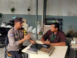 Patroli Wilayah dan Sambang Dialogis Bhabinkamtibmas Galur Ke Showroom Mobil Mitsubishi