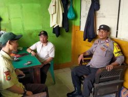 Sambang Wilayah Ke Pasar Gembrong Bhabinkamtibmas Galur Berikan Imbauan Petugas Security