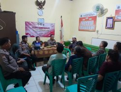 Ngopi Kamtibmas Polsek Kemayoran Bersama Warga RW.06 Kelurahan Kemayoran