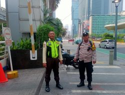 Bhabinkamtibmas Gondangdia Sambang Himbauan Kamtibmas Di Gedung Wisma Nusantara Menteng