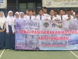 Cegah Kekerasan Di Kalangan Pelajar Polsek Cempaka Putih Adakan Penyuluhan Dan Deklarasi Anti Tawuran