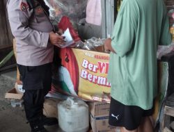 Bhabinkamtibmas Gunung Sahari Selatan Monitoring Ketahanan Pangan