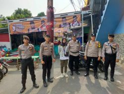Bhabinkamtibmas Cikini Melaksanakan Pemantauan Giat Tim Kampanye Di Jalan Raden Saleh
