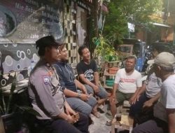 Himbauan Pilkada Aman dan Damai Kepada Ketua RT, LMK dan Warga oleh Bhabinkamtibmas Kelurahan Galur di RW 02