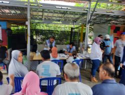 Kapolsubsektor Sarinah Pemantauan Giat Penyebaran Bahan Kampaye Dari Pasangan Nomor Urut Satu