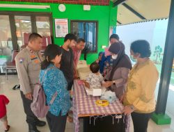 Bhabinkamtibmas Kwitang melaksanakan Monitoring Kegiatan Masyarakat Posyandu