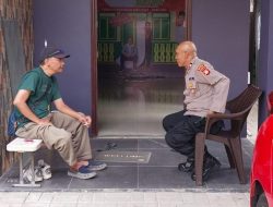 Sambang Kapolsubsektor Cikini Antisipasi Lingkungan Cikini Menteng