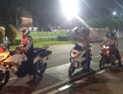 Patroli Bermotor Tiga Pilar Menteng Antisipasi Menjelang Pilakada DKI Jakarta