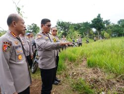 Dukung Ketahanan Pangan Nasional, Wakapolda Cek Kesiapan Lahan Di SPN Polda Metro Jaya