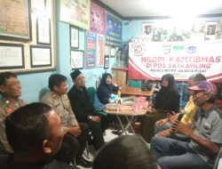 Ngopi Kamtibmas Bersama Warga, Polsek Johar Baru Bangun Sinergitas Jelang Pilkada 2024