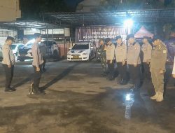 Patroli Tiga Pilar Menteng Menggelar Apel Antisipasi Kejahatan Malam Hari