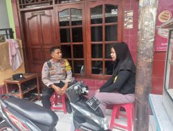Bhabinkamtibmas Cikini Sambang Himbauan Kamtibmas Di Jalan Raden Saleh II Cikini