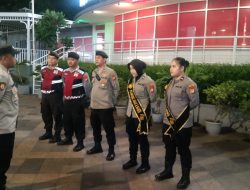 Patroli Gabungan Polsek Menteng Dan Polwan Jakarta Pusat Himbauan Kamtibmas Di Bundaran HI