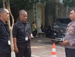 Imbauan Kamtibmas Kapolsubsektor Pegangsaan Menteng Kepada Petugas Keamanan