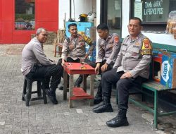 Kanit Binmas Melaksanakan Evaluasi Penanganan Kamtibmas Wilayah Hukum Menteng