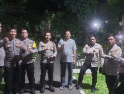 Polsek Cempaka Putih Giatkan Patroli Malam Hari Antisipasi Tawuran Dan Gangguan Kamtibmas