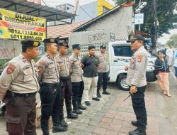 Polsek Cempaka Putih Pengamanan Kampanye Cawagub DKI Nomor Urut 1