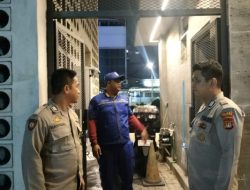 Unit Samapta Sawah Besar Sambangi Pompa Air Untuk Antisipasi Banjir