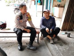 Bhabinkamtibmas Kelurahan Kebon Kosong Melaksanakan Kegiatan Sambang UMKM