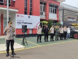 Kapolsek Cempaka Putih Pimpin Apel Pengamanan Unjuk Rasa Di Rutan Salemba