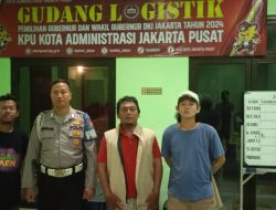 Pengamanan Logistik Pilkada DKI Jakarta 2024 di Kantor PPK Kecamatan Menteng